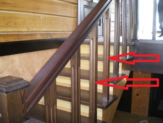 Балясины у лестницы на второй этаж